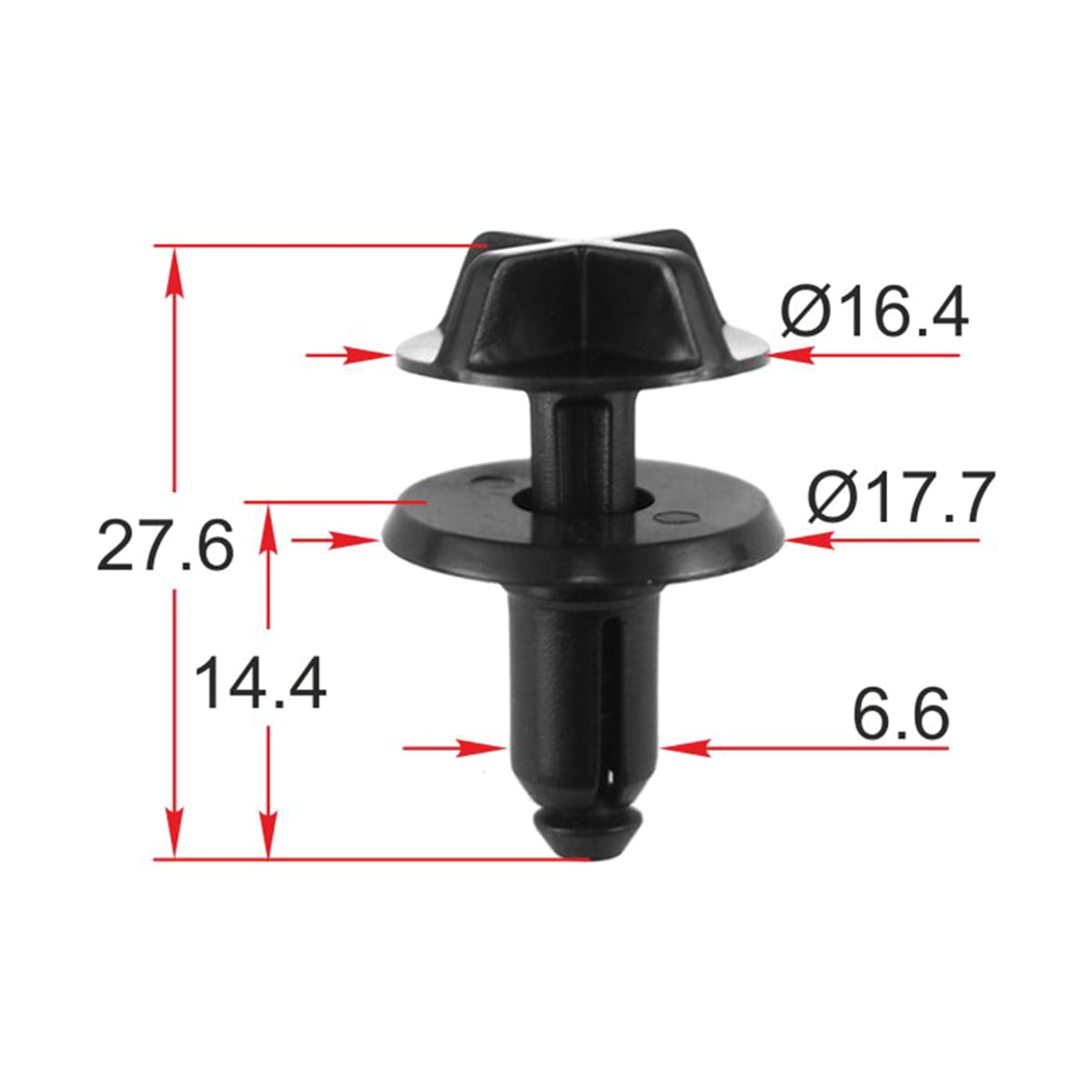 SAT Клипса (крепёжная FORD (Продажа по 10шт)) STM12456