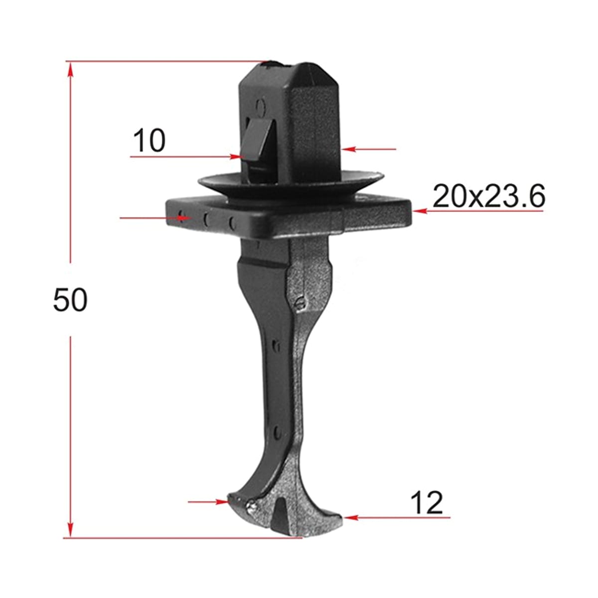 SAT Клипса (крепления накладки передней стойки TOYOTA/LEXUS (Продажа по 10шт)) STM12604