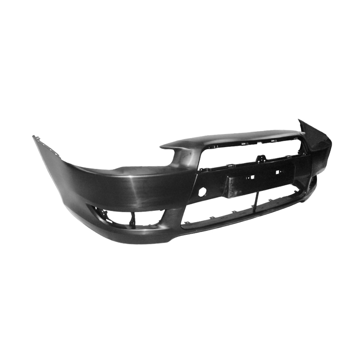 SAT Бампер передний Mitsubishi Lancer 07-10 (Под ПТФ/ С отверстием под крюк) STMBW50000R