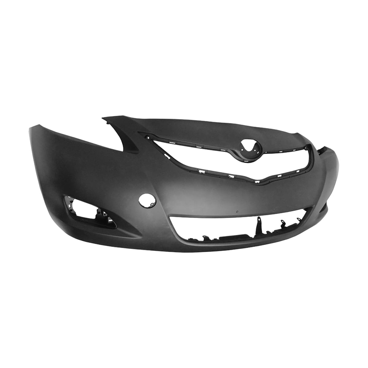 SAT Бампер передний Toyota Belta 05-12 / Vios 07-13 (С отверстием под крюк/ 4D SED) STTY120000