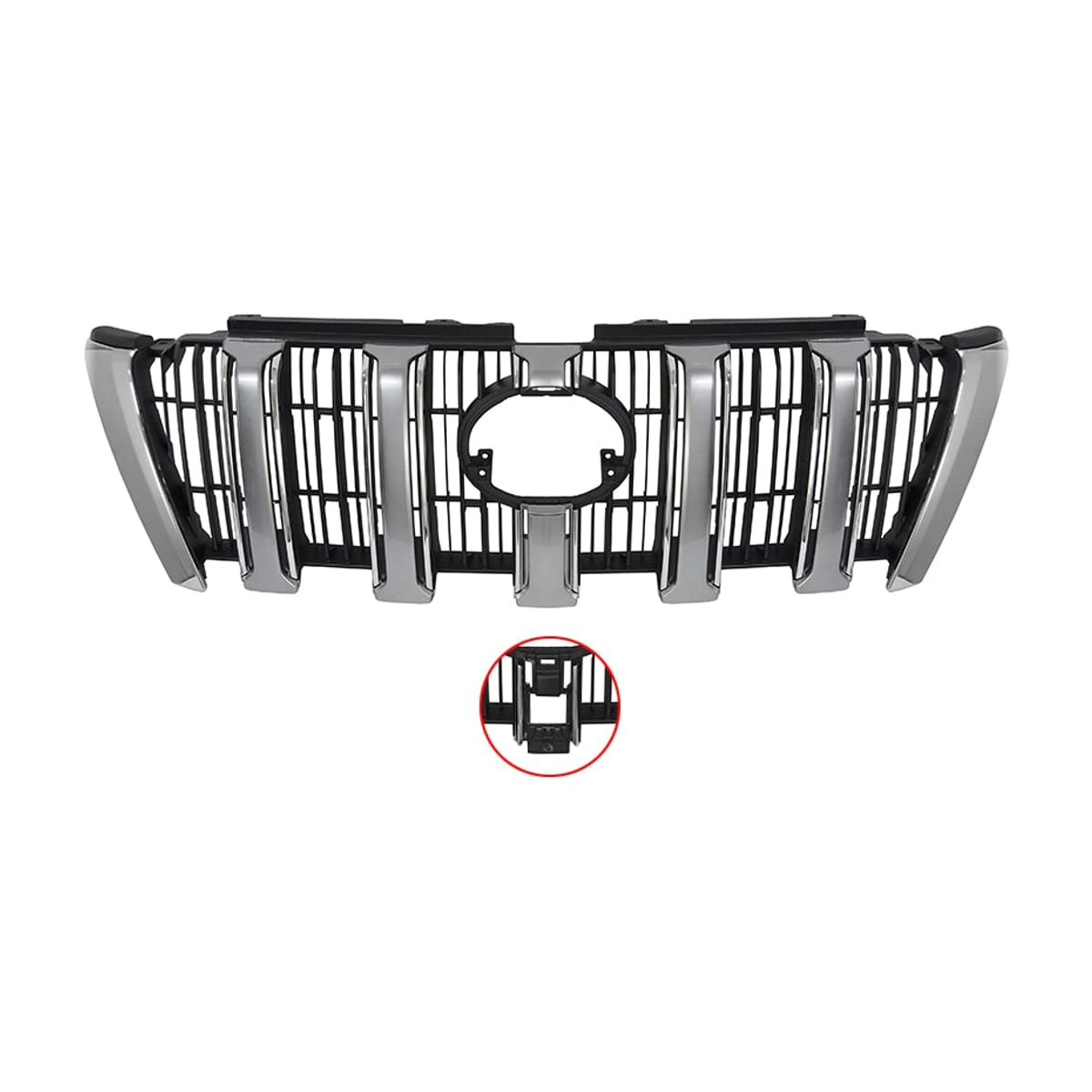 SAT Решетка радиатора Toyota Land Cruiser Prado (J150) 13-17 (Комплектация под камеру) STTY150093D0