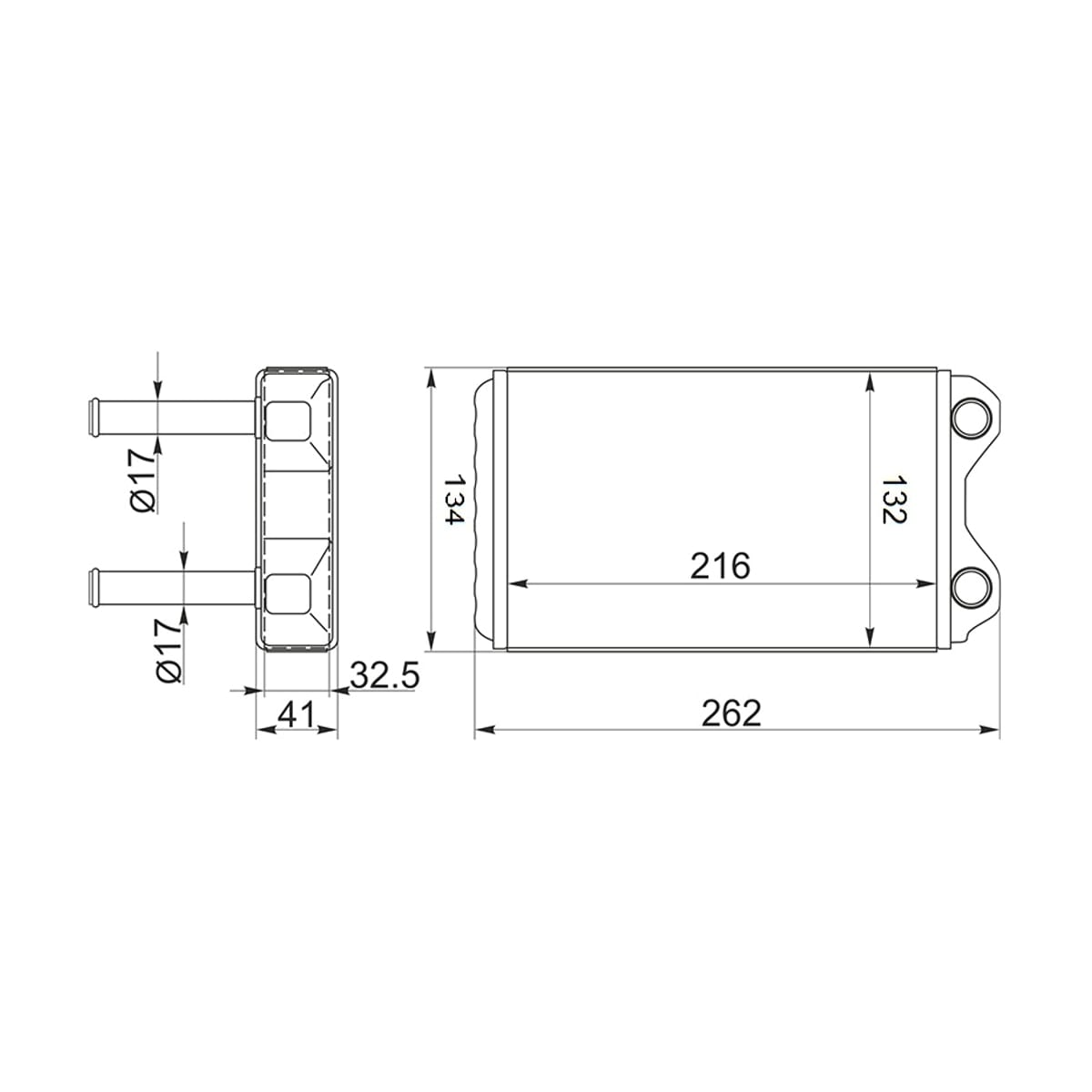 SAT Радиатор отопителя салона Toyota Corolla (E90,E100,E110) 87-02 / Corolla Ceres 92-99 STTY263950