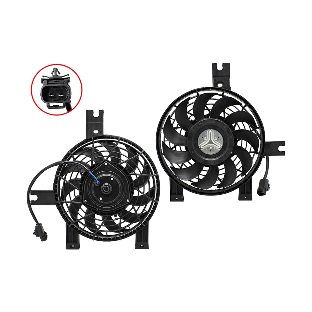 SAT Диффузор радиатора Toyota Land Cruiser (J100) 98-07 / Lexus LX 98-07 STTY902030