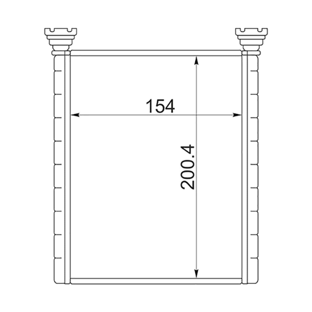SAT Радиатор отопителя салона Lexus RX 08-15 / Toyota Camry 06-21