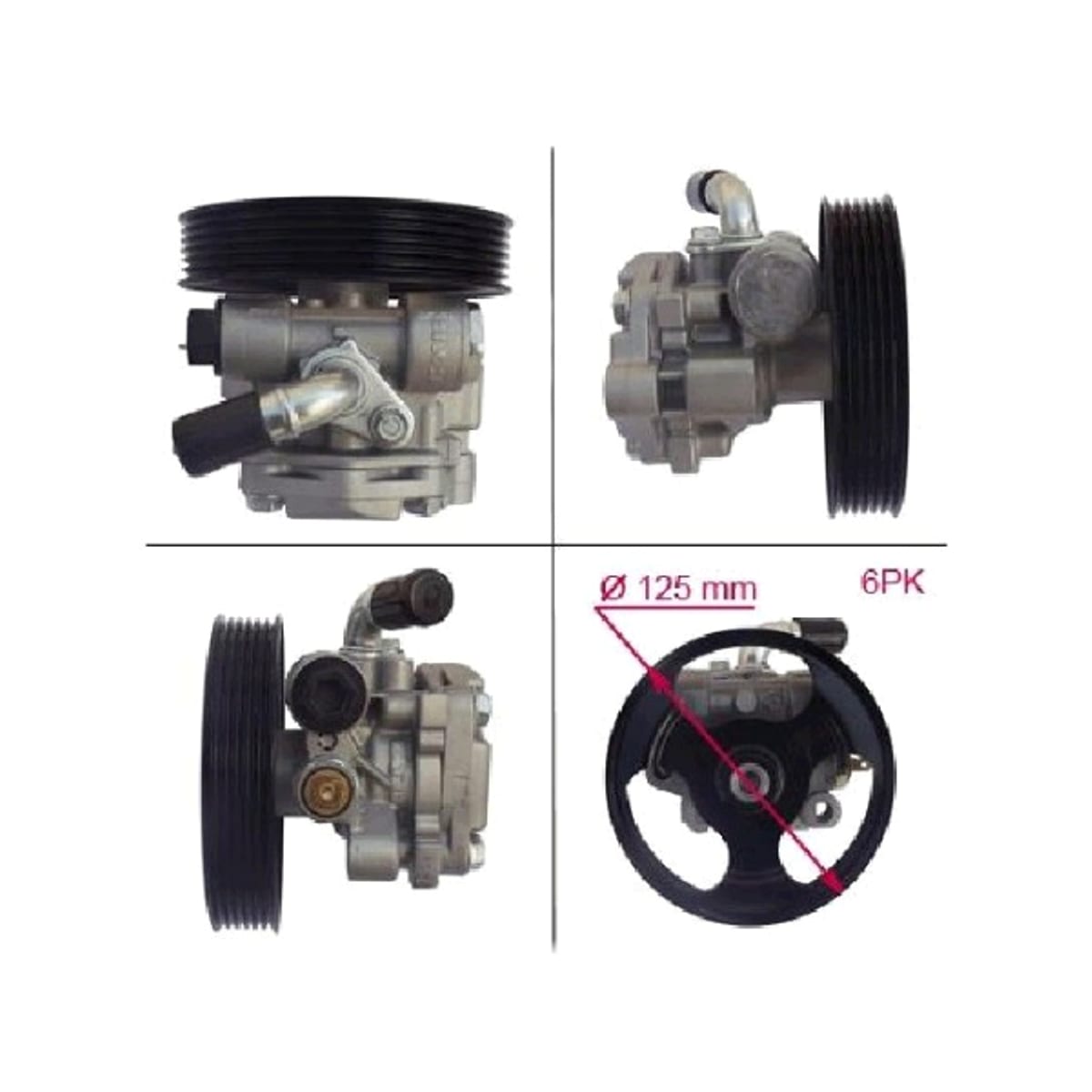 SAT Насос ГУР Ford Focus 10-15 / Mazda 3 03-13 STVP123