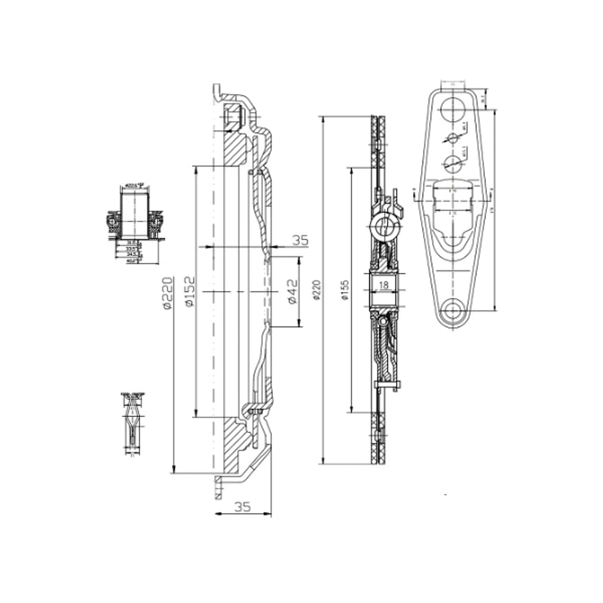 SAT Комплект сцепления Audi A3 03-19 / Skoda Octavia 04-20 STWVW115