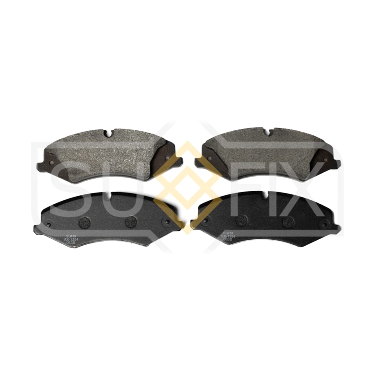 SUFIX Колодки тормозные дисковые SX1254 (перед прав/лев)