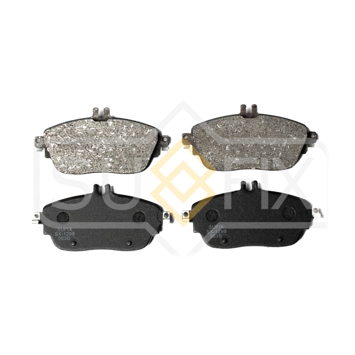 SUFIX Колодки тормозные дисковые SX1299 (перед прав/лев)