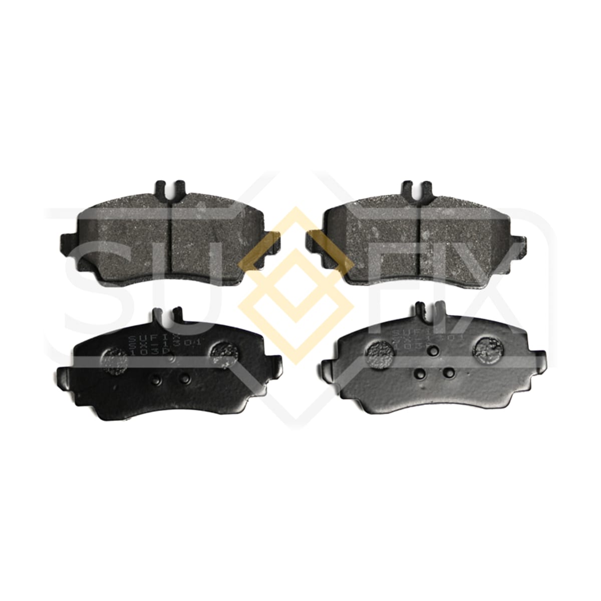 SUFIX Колодки тормозные дисковые SX1301 (перед прав/лев)