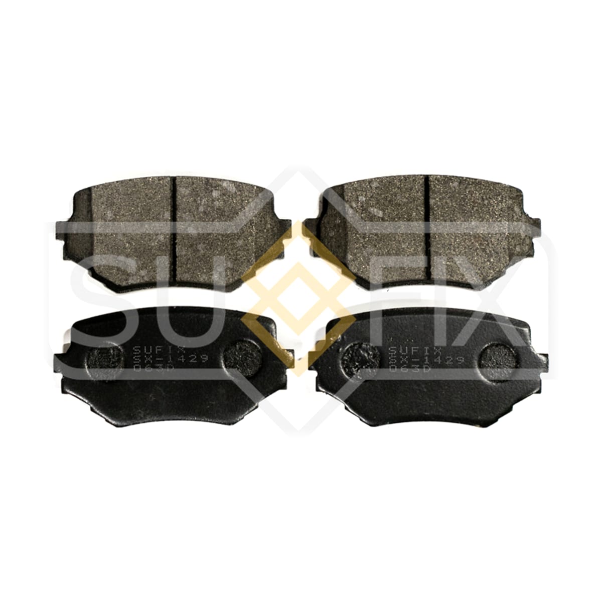SUFIX Колодки тормозные дисковые SX1429 (перед прав/лев)