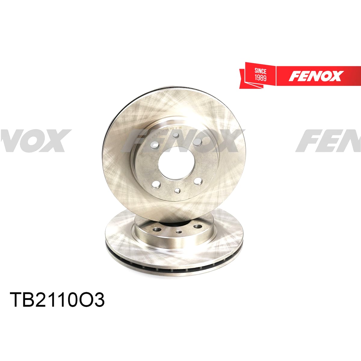 Деталь Диск тормозной вентилируемый FENOX
