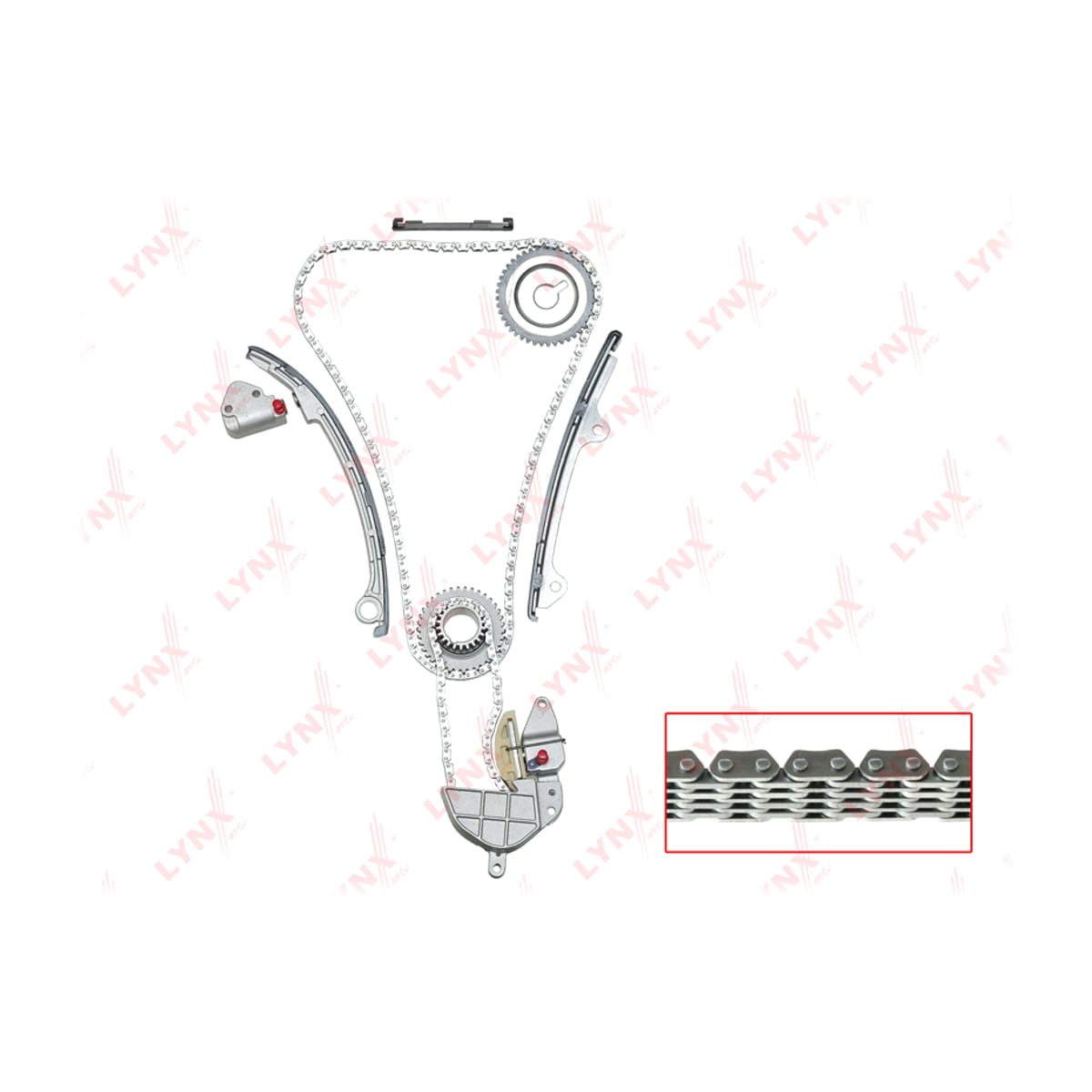 LYNXAUTO Комплект цепи ГРМ TK0030