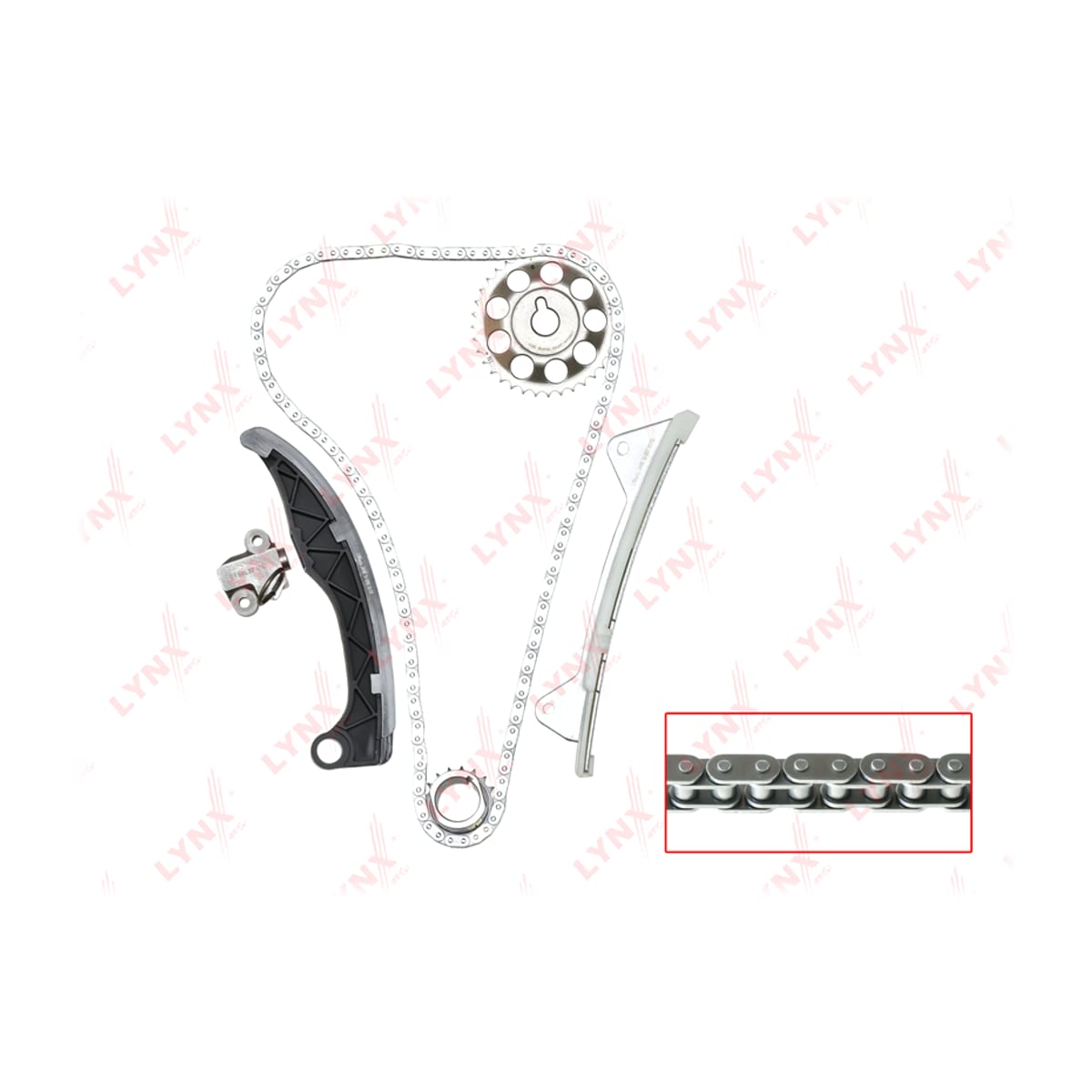 LYNXAUTO Комплект цепи ГРМ TK0034