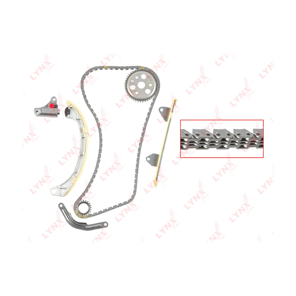 LYNXAUTO Комплект цепи ГРМ TK0068