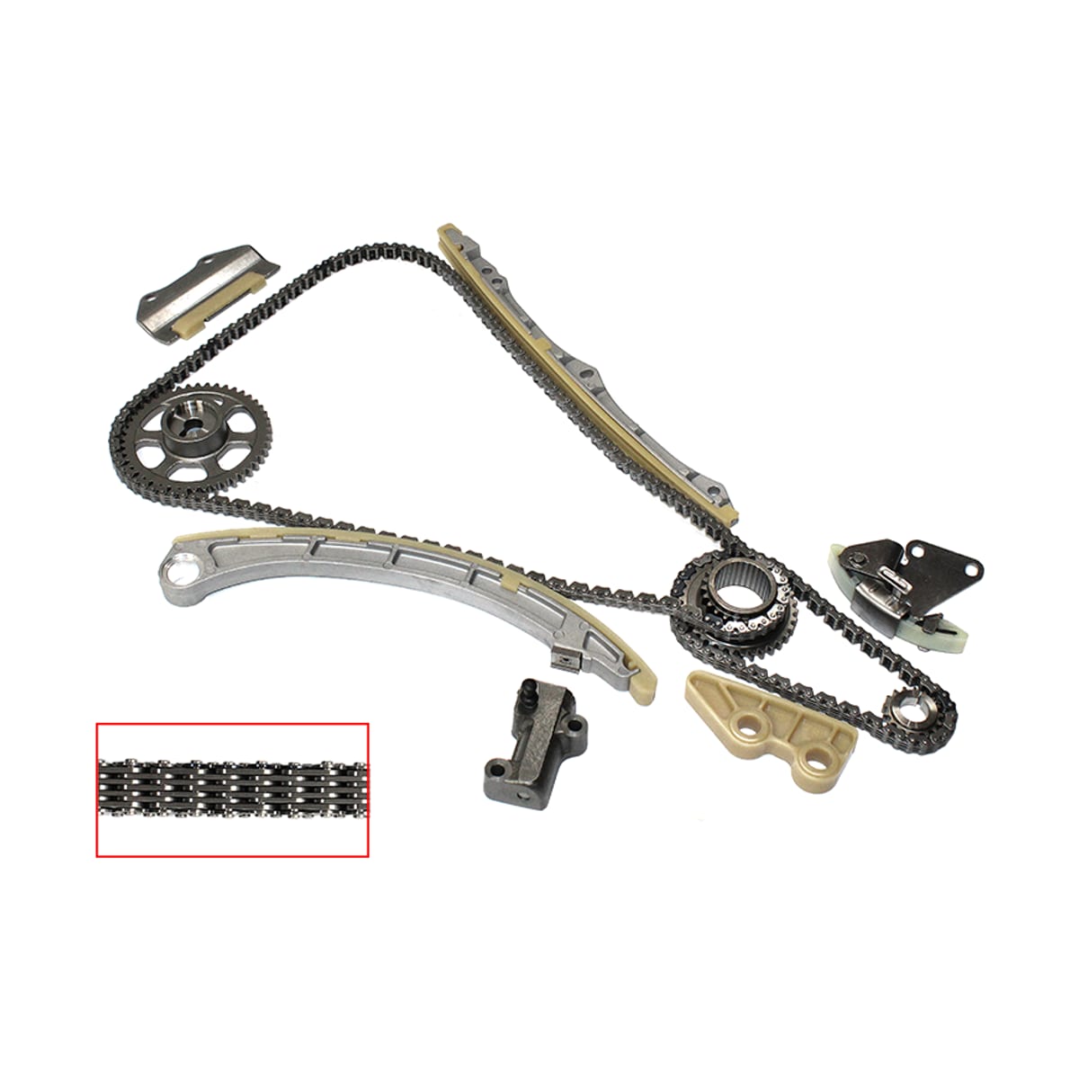 SAT Комплект замены цепи ГРМ Honda Accord 02-13 / Civic 00-12 K20A TKHA022