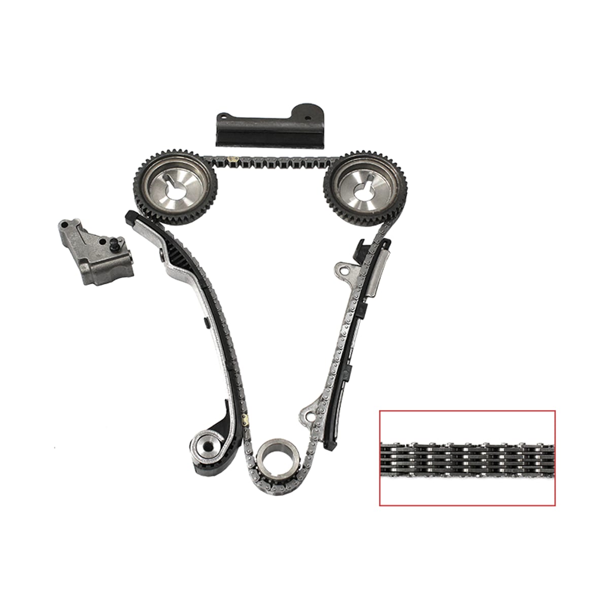 Деталь Комплект замены цепи ГРМ Nissan AD 99-08 / Almera 00-19 QG13DE;QG15DE;QG16DE;QG18DE SAT