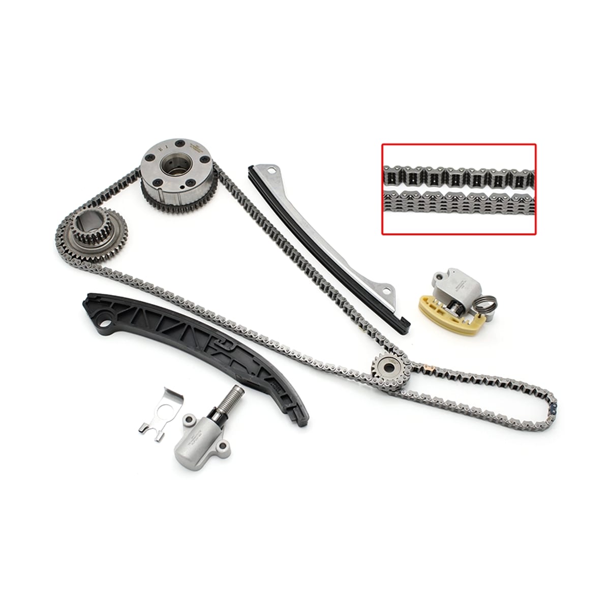 SAT Комплект замены цепи ГРМ Nissan Juke 10-20 / Qashqai 13-19 MR16DDT;MR20DD TKNSMR20DE