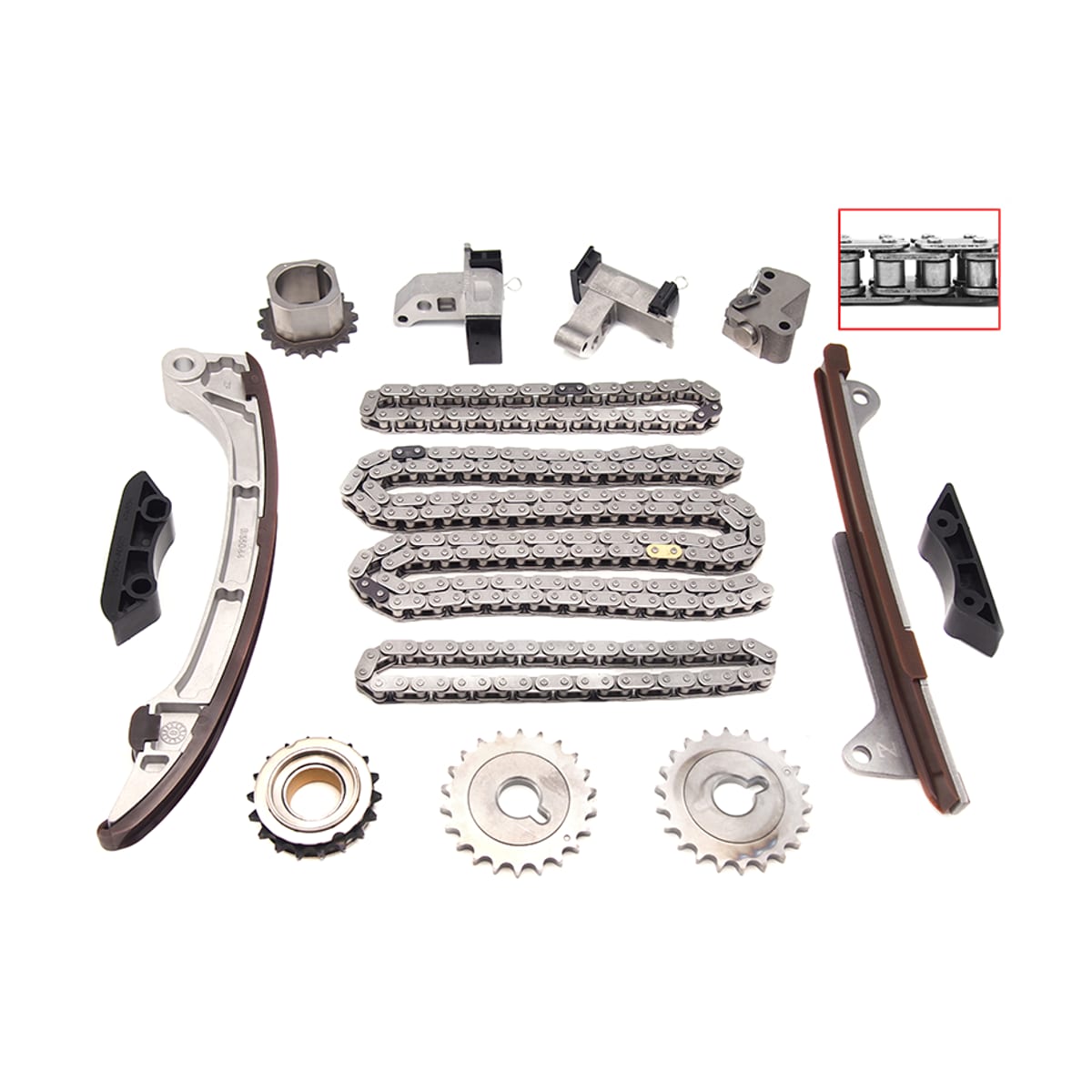 SAT Комплект замены цепи ГРМ Toyota Hilux Pick Up 01-20 / Land Cruiser 07-23 1GRFE TKTY210A