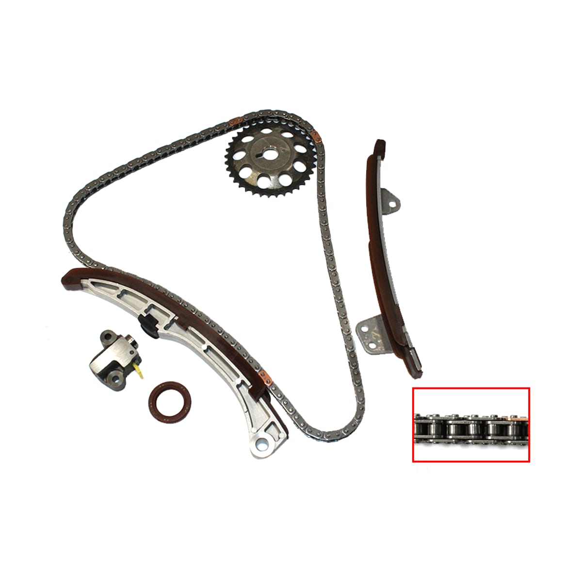 SAT Комплект замены цепи ГРМ Toyota Allion (T240) 04-07 / Corolla 00-07 2NZFE TKTY290A