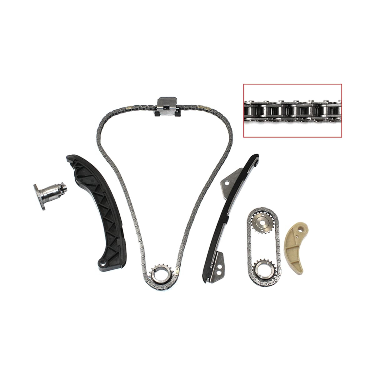 Деталь Комплект замены цепи ГРМ Toyota Allion (T260) 07-21 / Avensis 03-08 1ZRFE;2ZRFE;2ZRFXE SAT