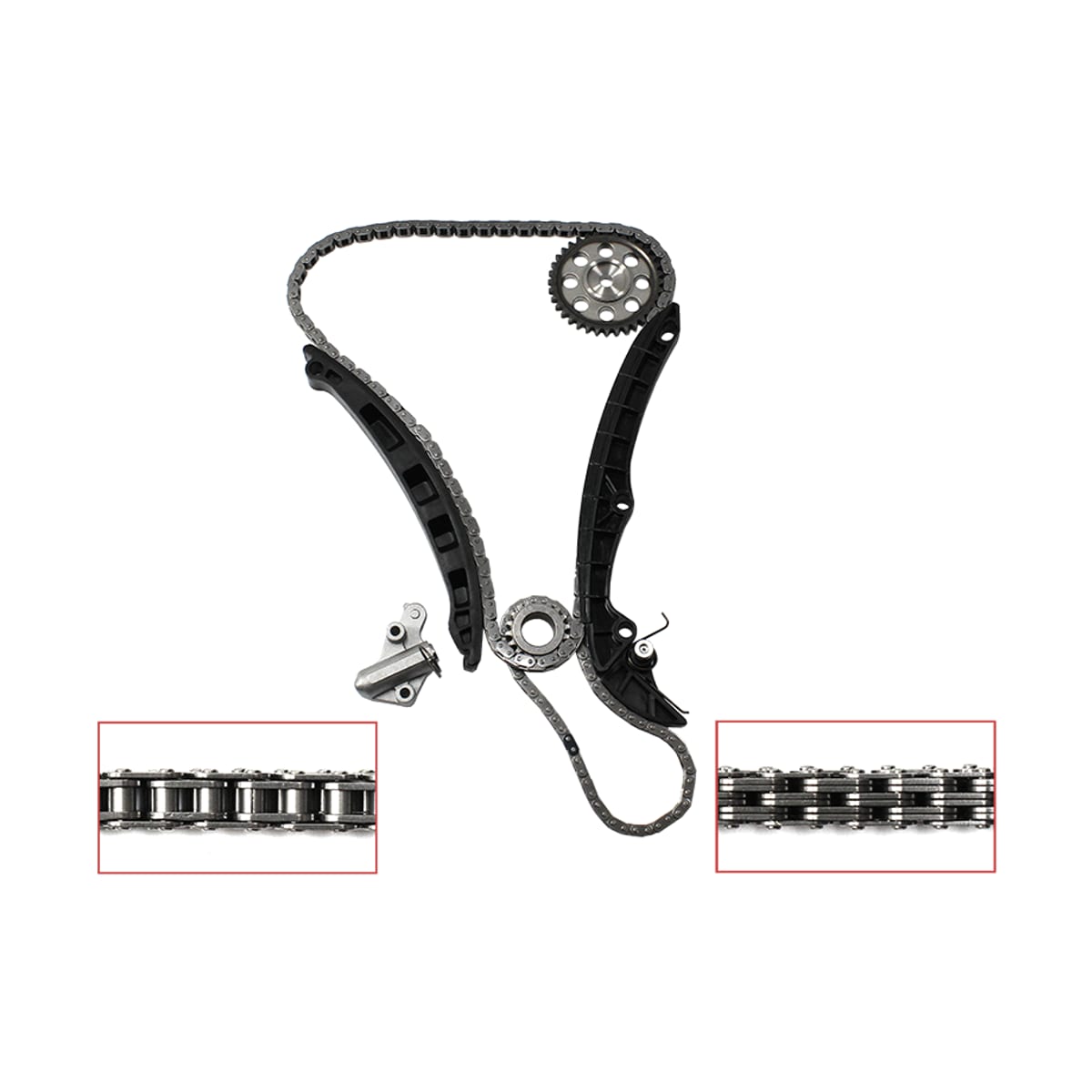 SAT Комплект замены цепи ГРМ Audi A3 04-13 / Skoda Octavia 04-17 BLF;BLN;CFNA TKVW011