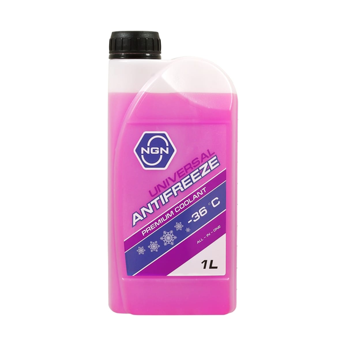 Деталь Антифриз, готовый раствор UNIVERSAL ANTIFREEZE G12++ -36 фиолетовый 1л NGN