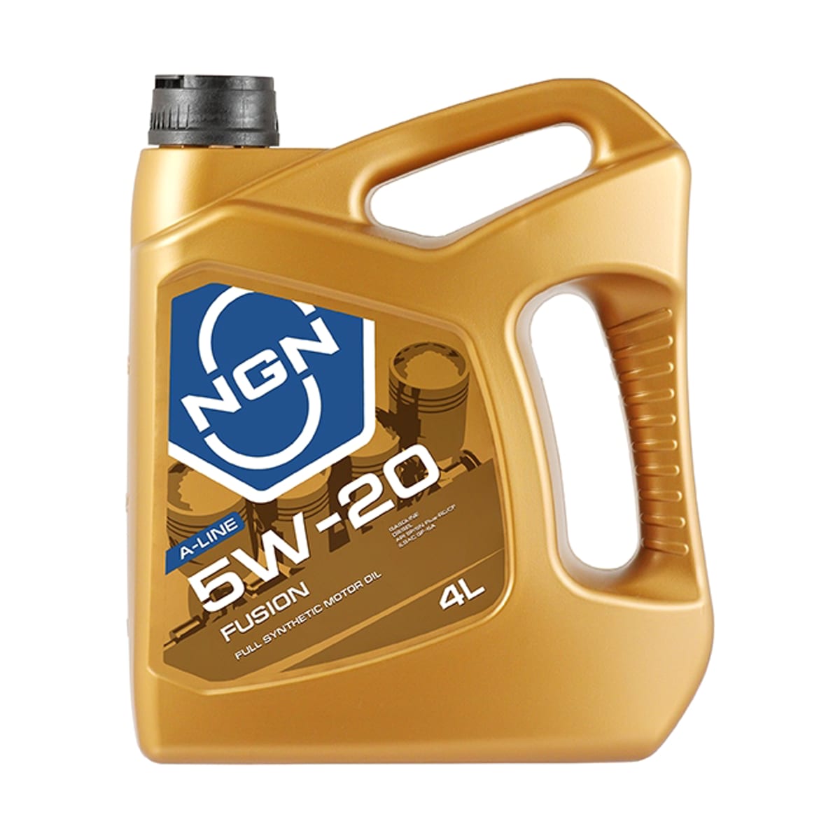 NGN 5W-20 FUSION A-LINE SN/CF 4л (синт. мотор. масло)