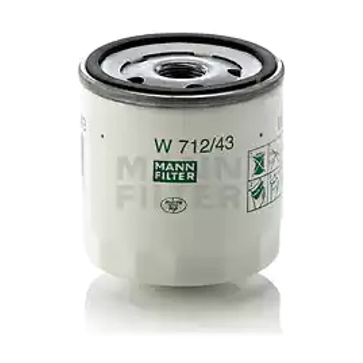 MANN Фильтр масляный W712/43
