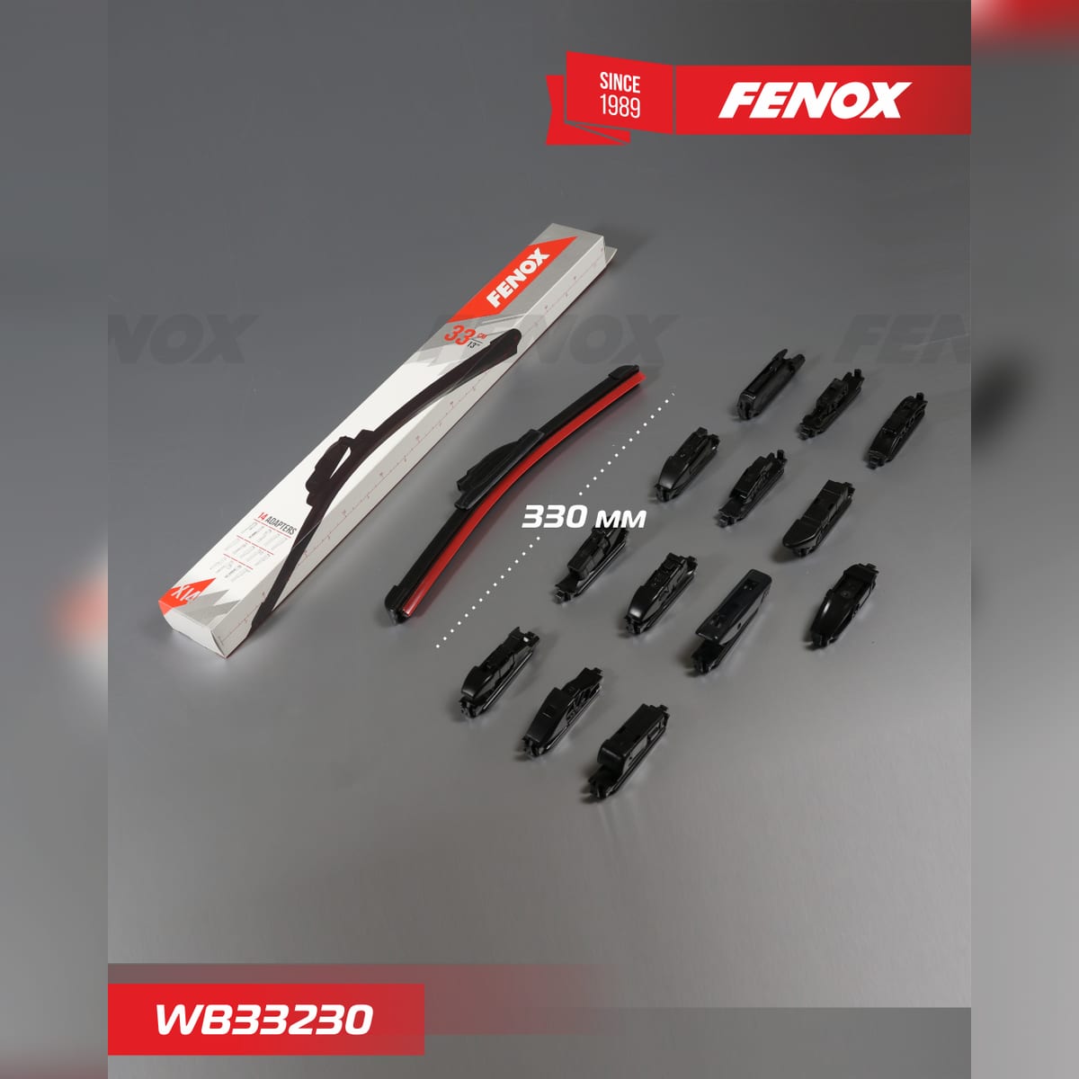 Деталь Щетка стеклоочистителя 33 см (13'') бескаркасная FENOX