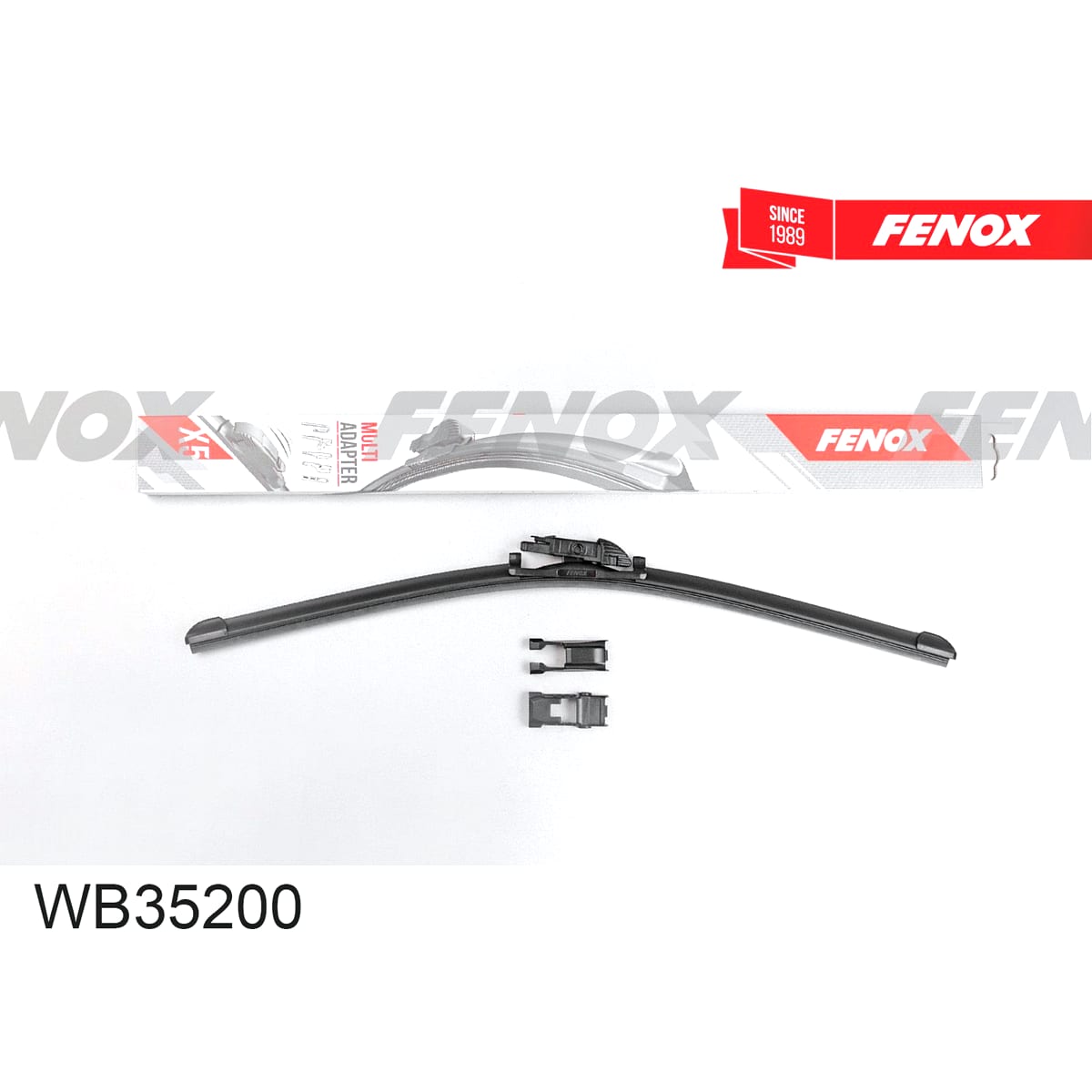 Деталь Щетка стеклоочистителя 35 см (14 ) бескаркасная FENOX