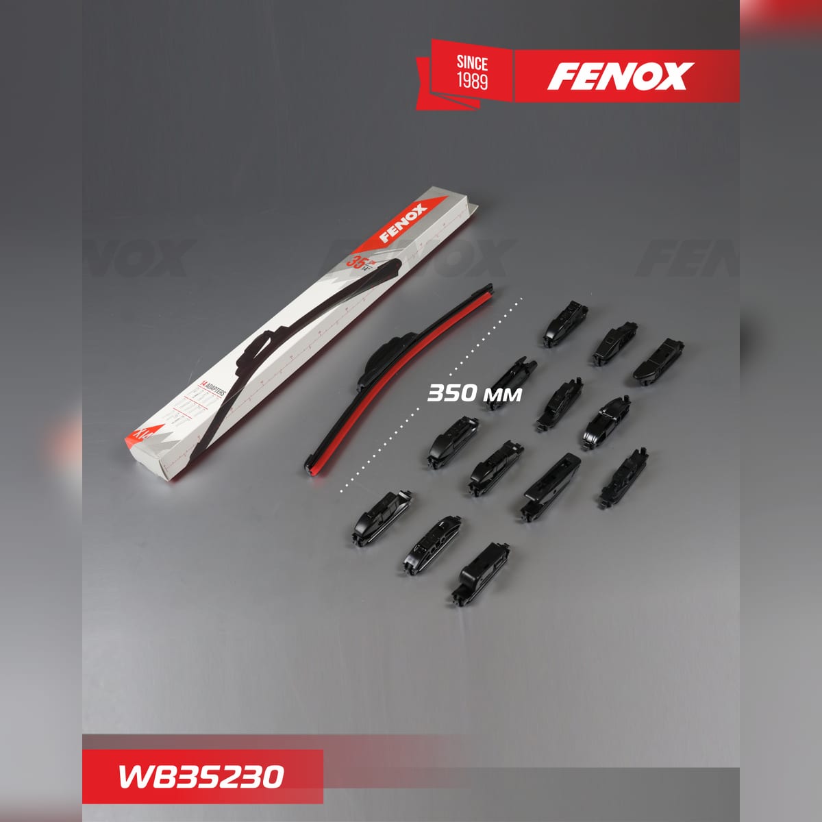 Деталь Щетка стеклоочистителя 35 см (14'') бескаркасная FENOX