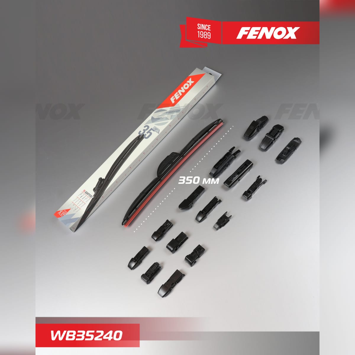 Деталь Щетка стеклоочистителя 35 см (14'') гибридная FENOX