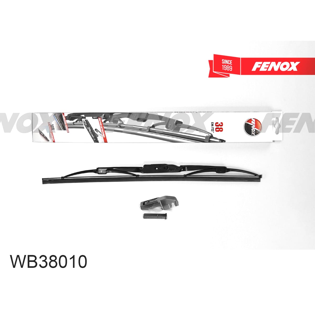 Деталь Щетка стеклоочистителя 38 см (15 ) каркасная FENOX