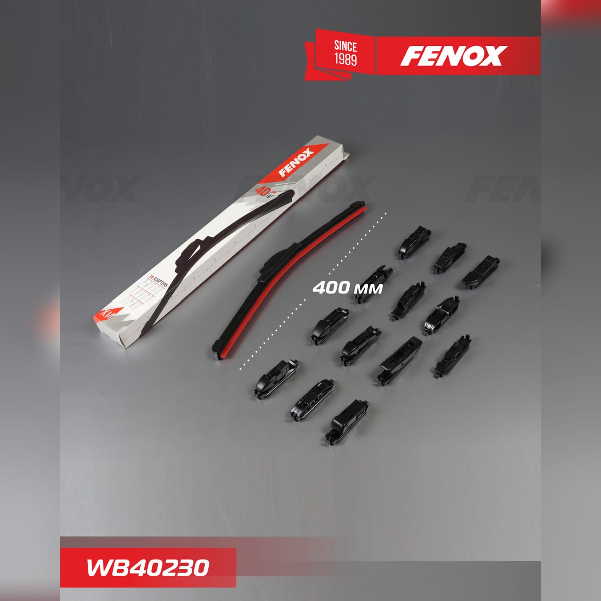 Деталь Щетка стеклоочистителя 40 см (16'') бескаркасная FENOX