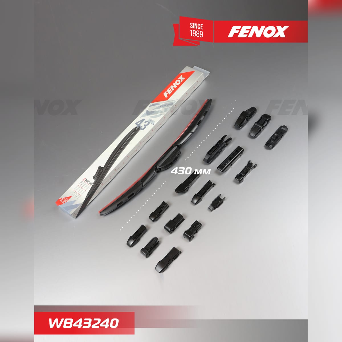 Деталь Щетка стеклоочистителя 43 см (17'') гибридная FENOX