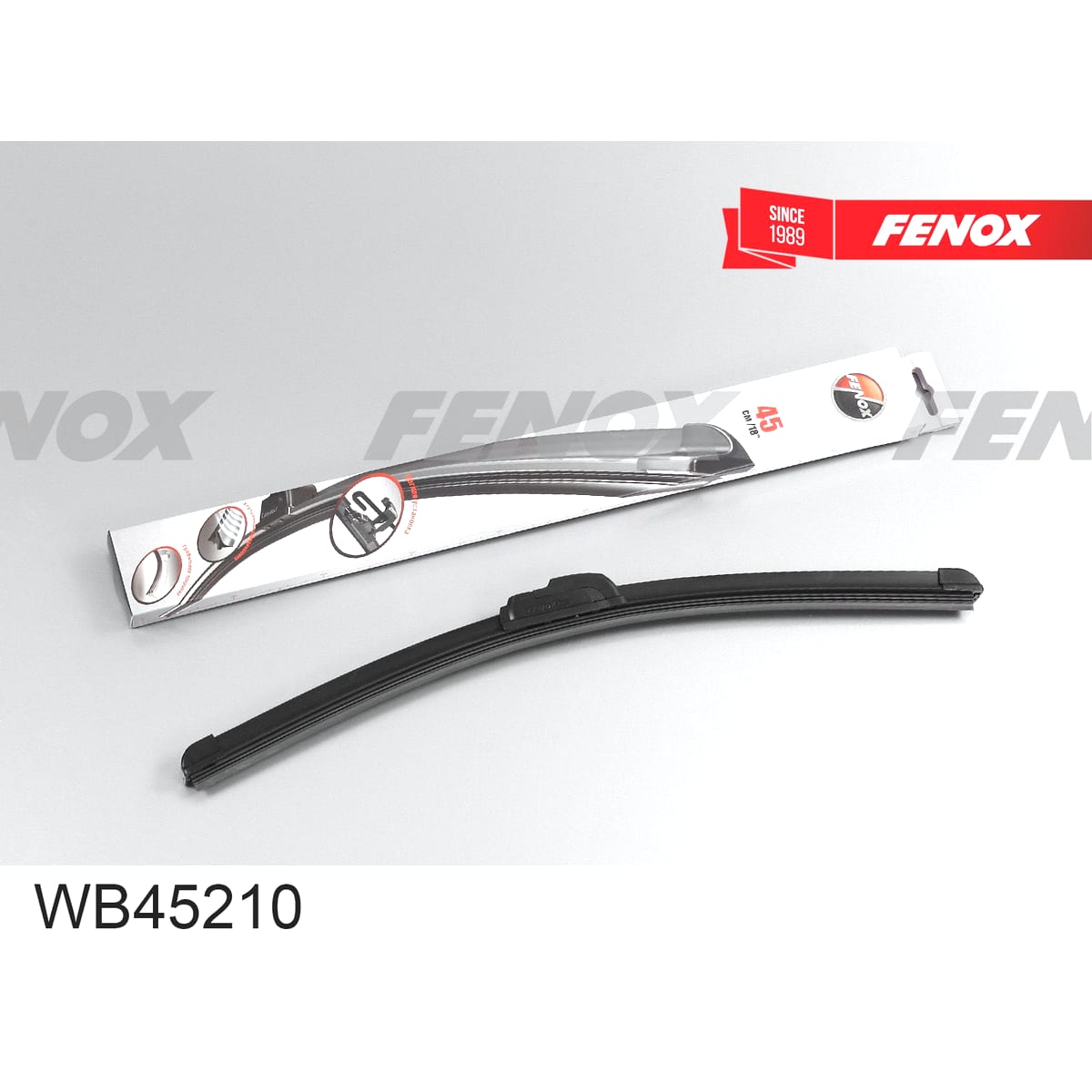 Деталь Щетка стеклоочистителя 45 см (18 ) бескаркасная FENOX