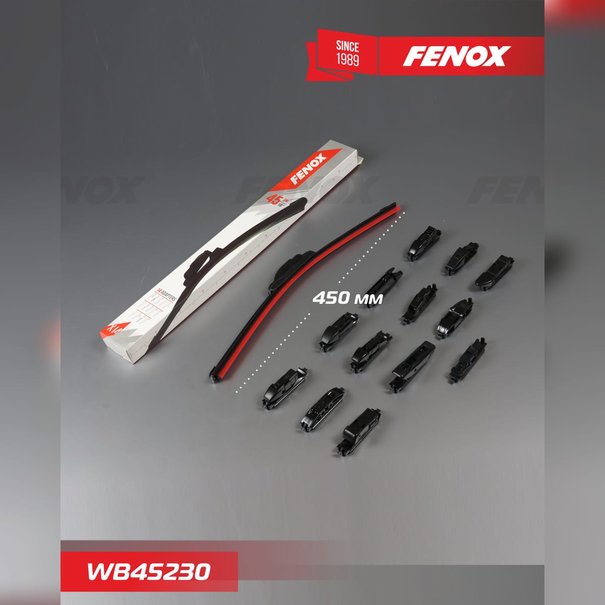 Деталь Щетка стеклоочистителя 45 см (18'') бескаркасная FENOX