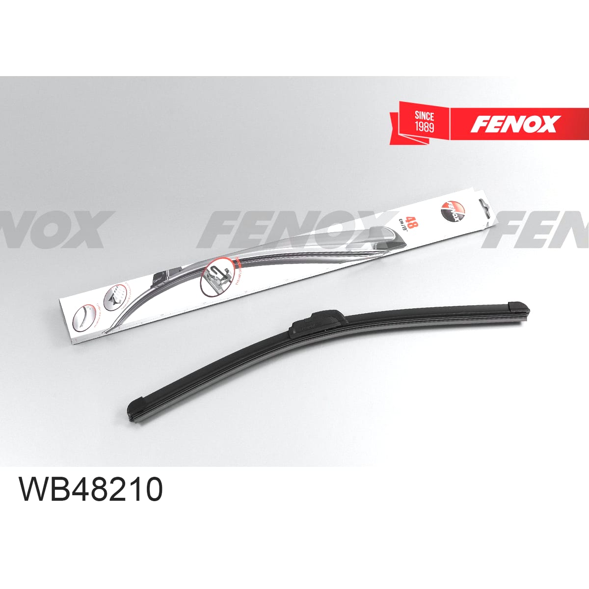Деталь Щетка стеклоочистителя 48 см (19 ) бескаркасная FENOX