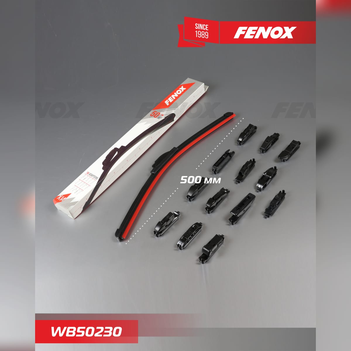 Деталь Щетка стеклоочистителя 50 см (20'') бескаркасная FENOX