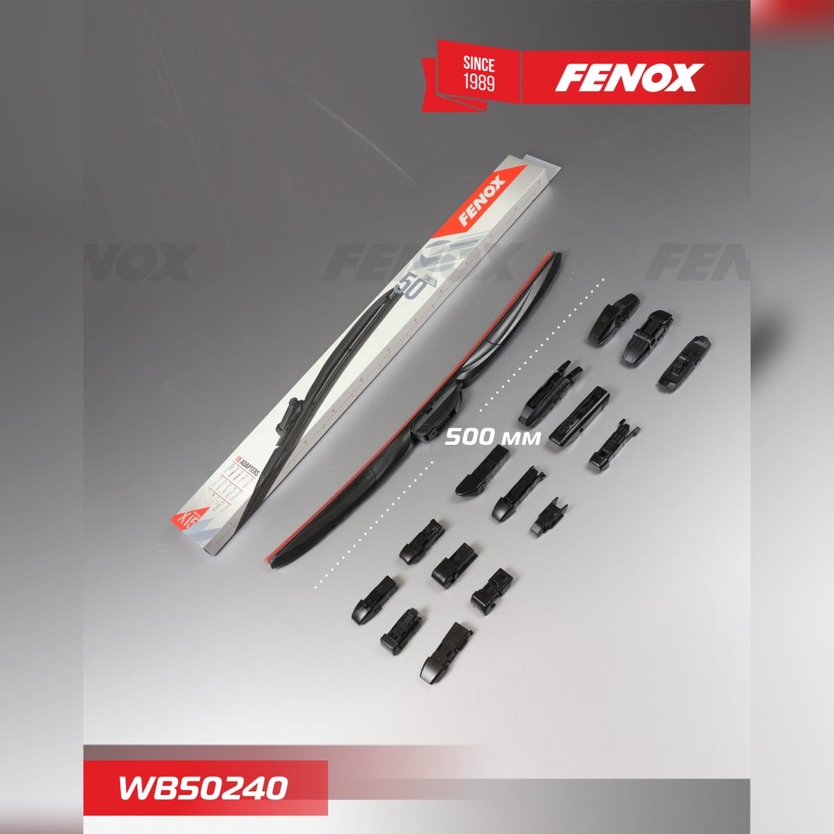 Деталь Щетка стеклоочистителя 50 см (20'') гибридная FENOX