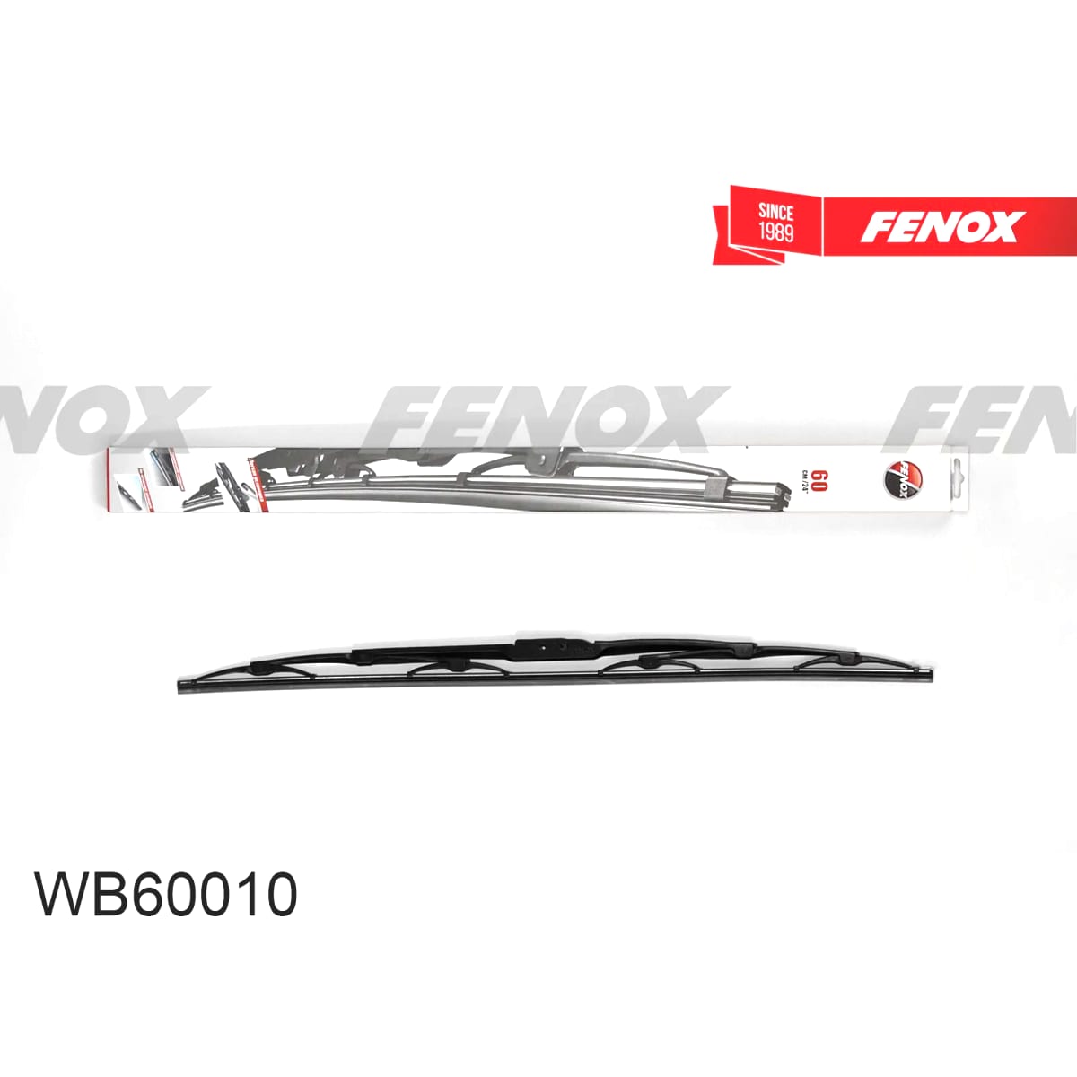 Деталь Щетка стеклоочистителя 60 см (24 ) каркасная FENOX