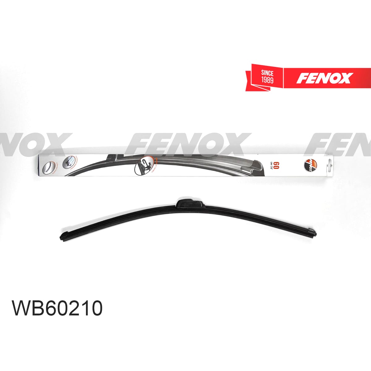 Деталь Щетка стеклоочистителя 60 см (24 ) бескаркасная FENOX