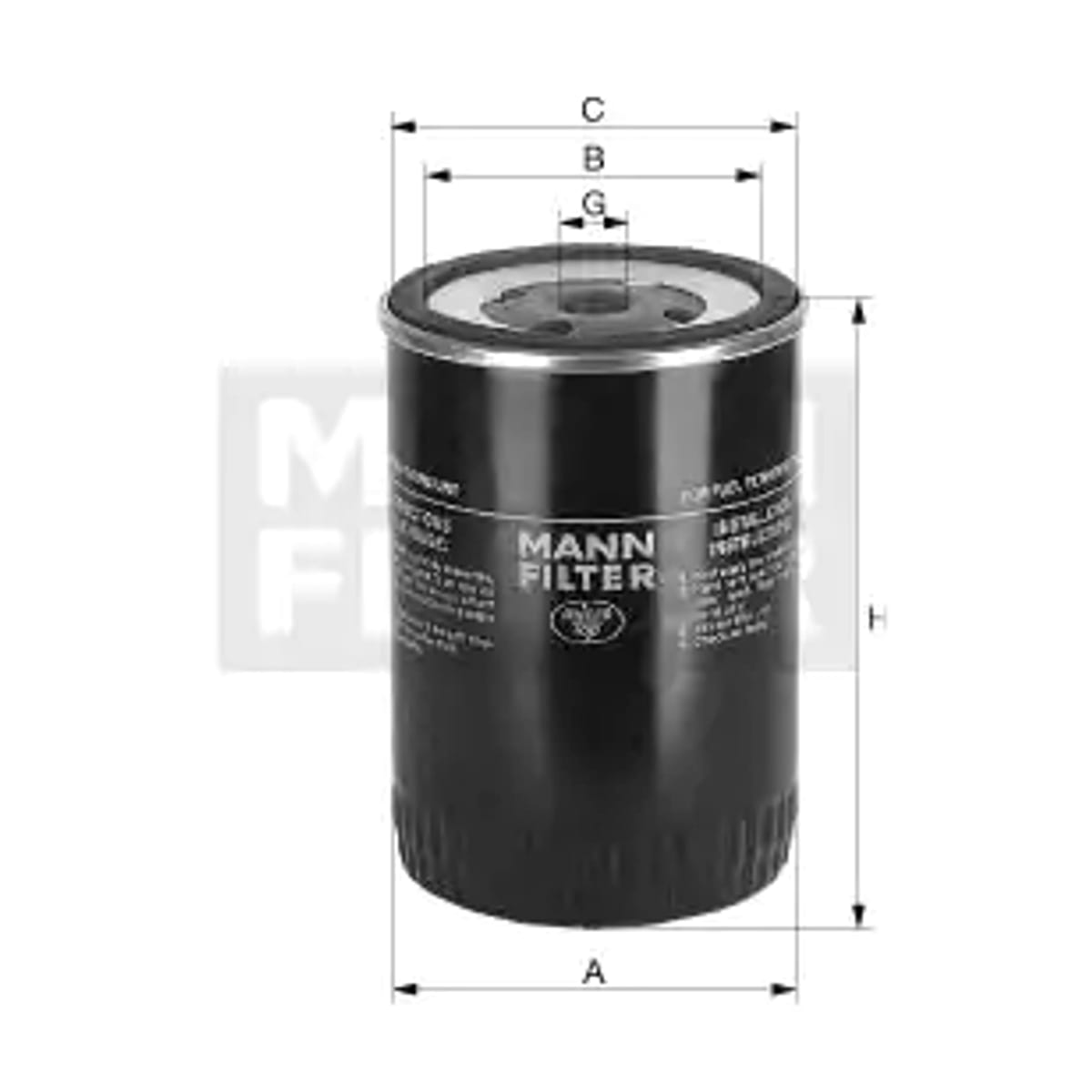 MANN Фильтр топливный HCV WDK962/12